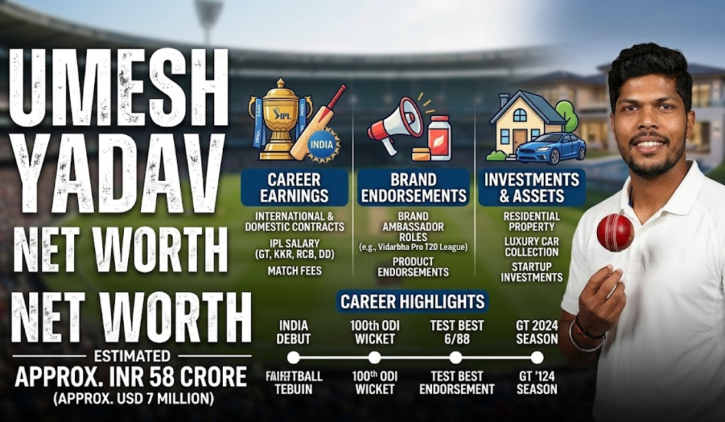 Umesh Yadav Net Worth