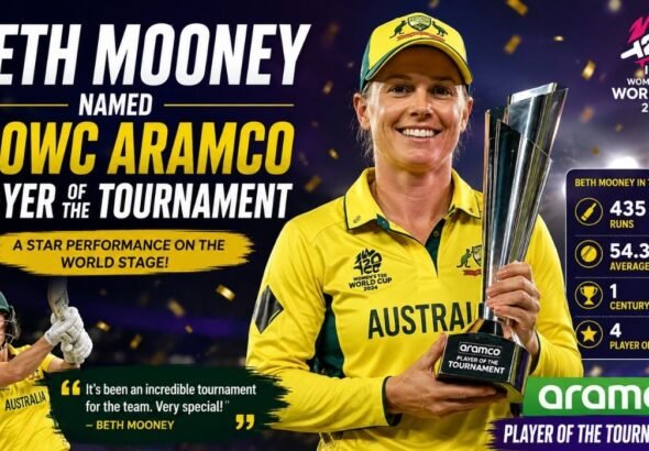 Beth Mooney named T20WC Aramco Player of the Tournament
