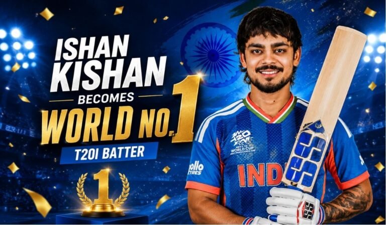 Ishan Kishan Becomes World No. 1 T20I Batter