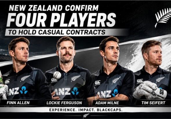 New Zealand confirm four players to hold casual contracts