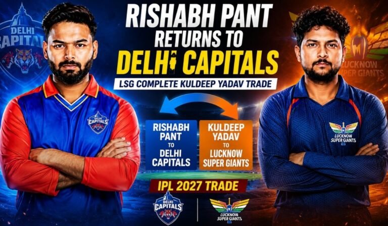Rishabh Pant Returns to Delhi Capitals as LSG Complete Kuldeep Yadav Trade