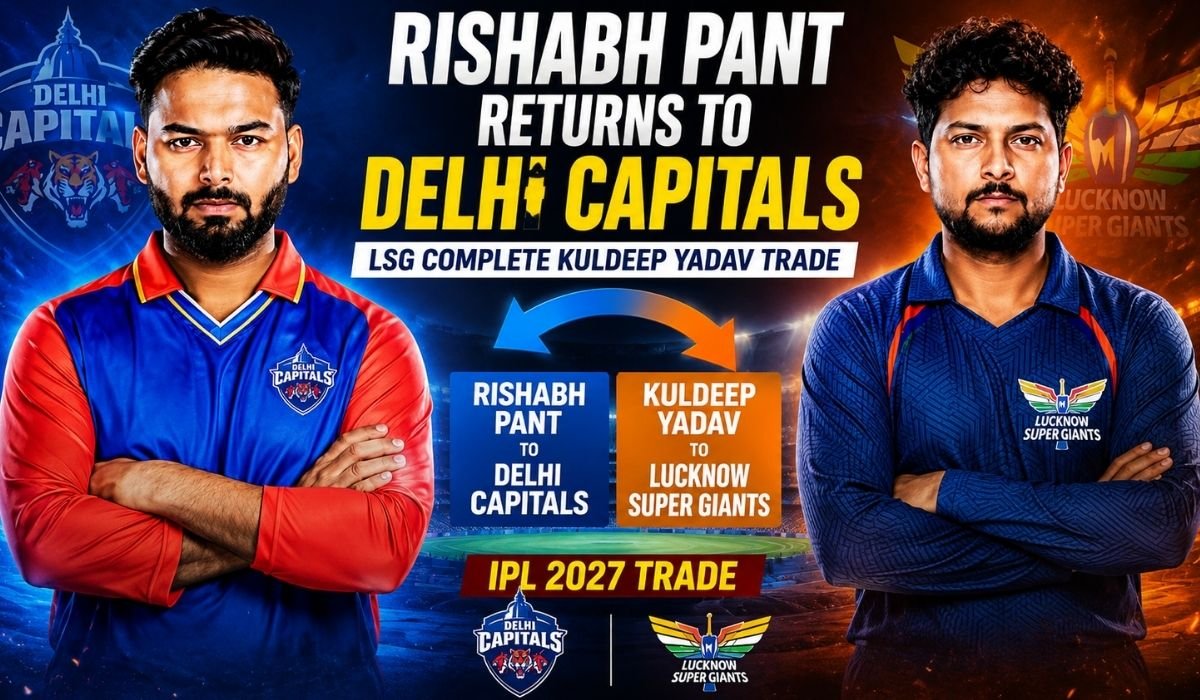 Rishabh Pant Returns to Delhi Capitals as LSG Complete Kuldeep Yadav Trade